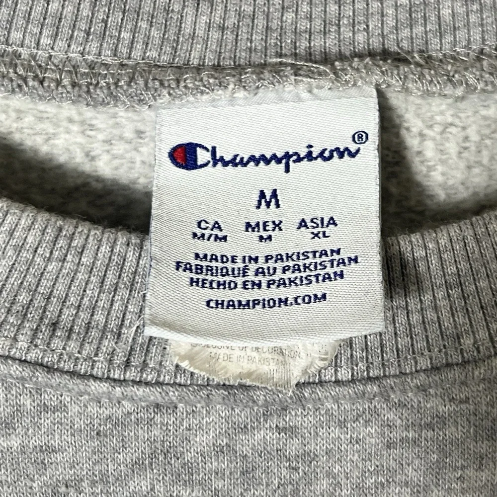 Champion Georgetown Crewneck Mens Medium Gray Bulldogs Sweatshirt Pullover - Picture 3 of 7